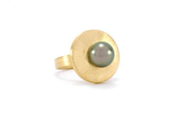 Bague Candy Pop - Or jaune et Perle de Tahiti 2