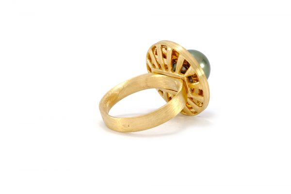 Bague Candy Pop - Or jaune et Perle de Tahiti 4