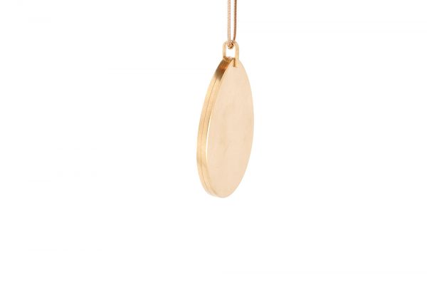 Pendentif Cassolette - or rouge - 2
