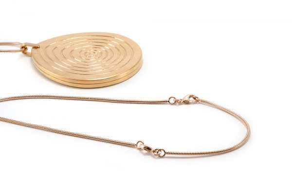 Pendentif Cassolette - or rouge - 5