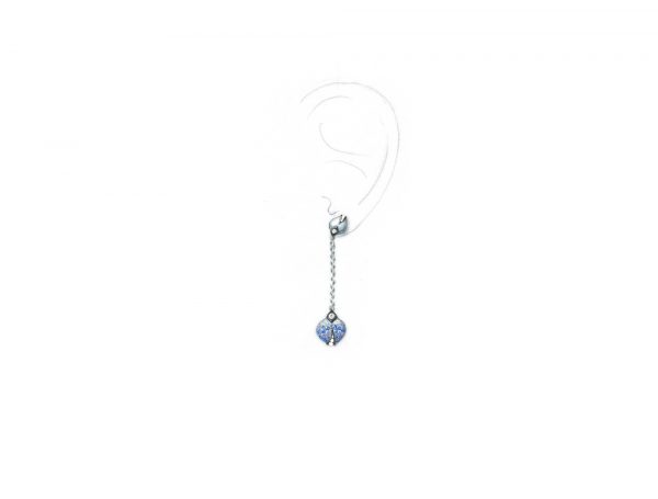 Pendants d'oreilles Eclosion - Saphirs et Diamants - 5