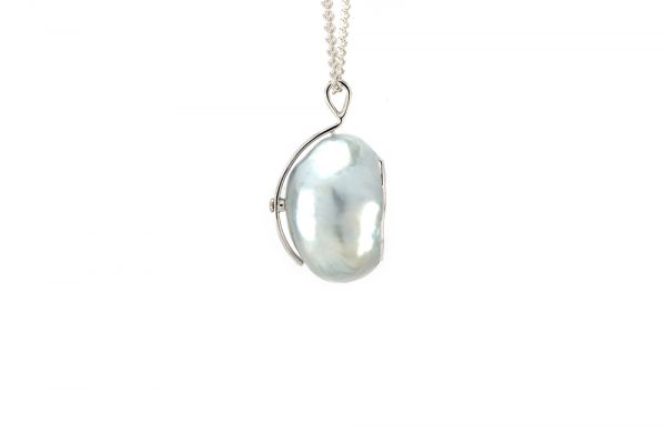 Pendentif Baroque - Perle et Diamants 3