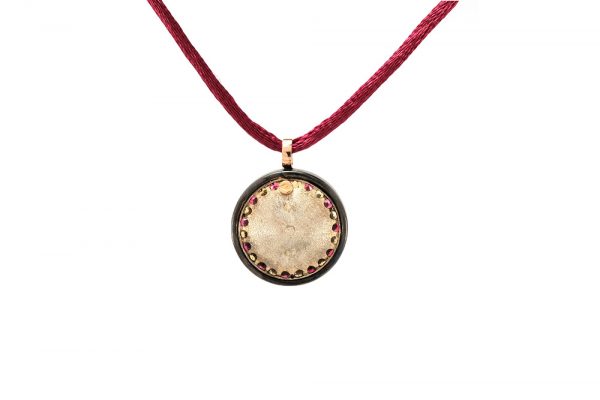 Pendentif Divinité - Opale et argent 3