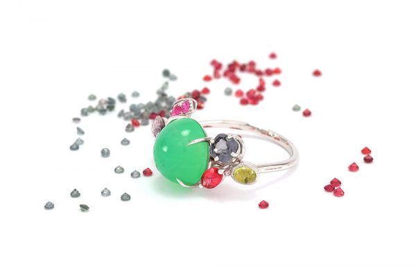 Bague Spring - Or et pierres précieuses 2