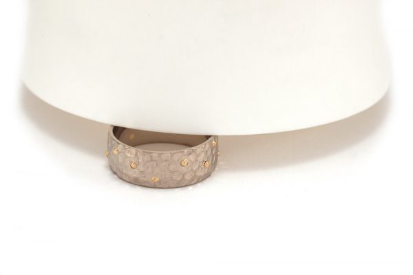 Alliance Bombers - Or blanc et jaune 18k 4