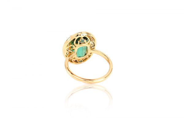 Bague Holy, or blanc, Tourmaline et diamants 4