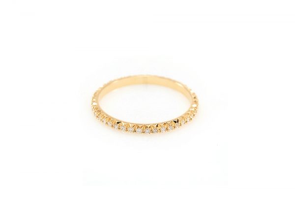 Alliance Antoinette, Or Jaune et Diamants 2