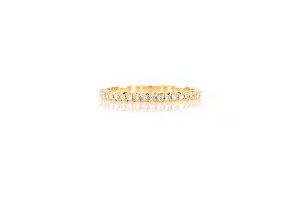 Alliance Antoinette, Or Jaune et Diamants 3