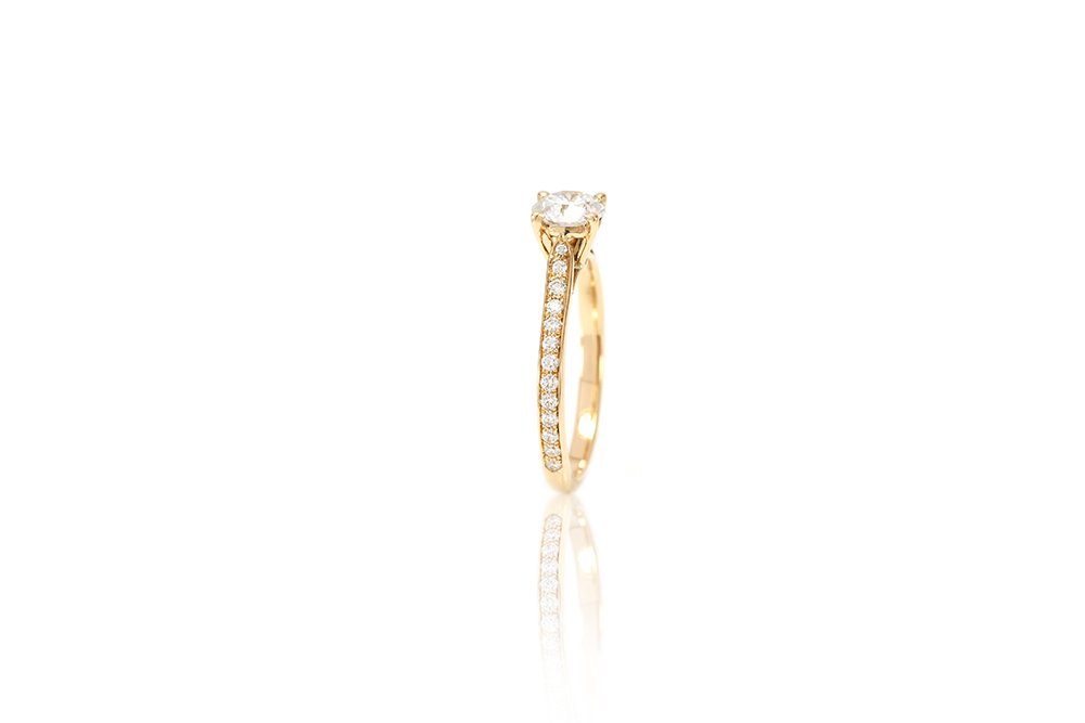 Solitaire New York, Or et diamants 3