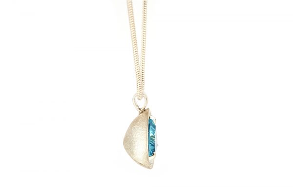Pendentif Glitter, Argent et topaze 2
