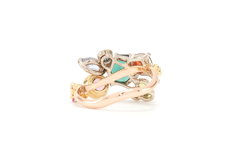 Bague Toi et Moi or et diamants 2