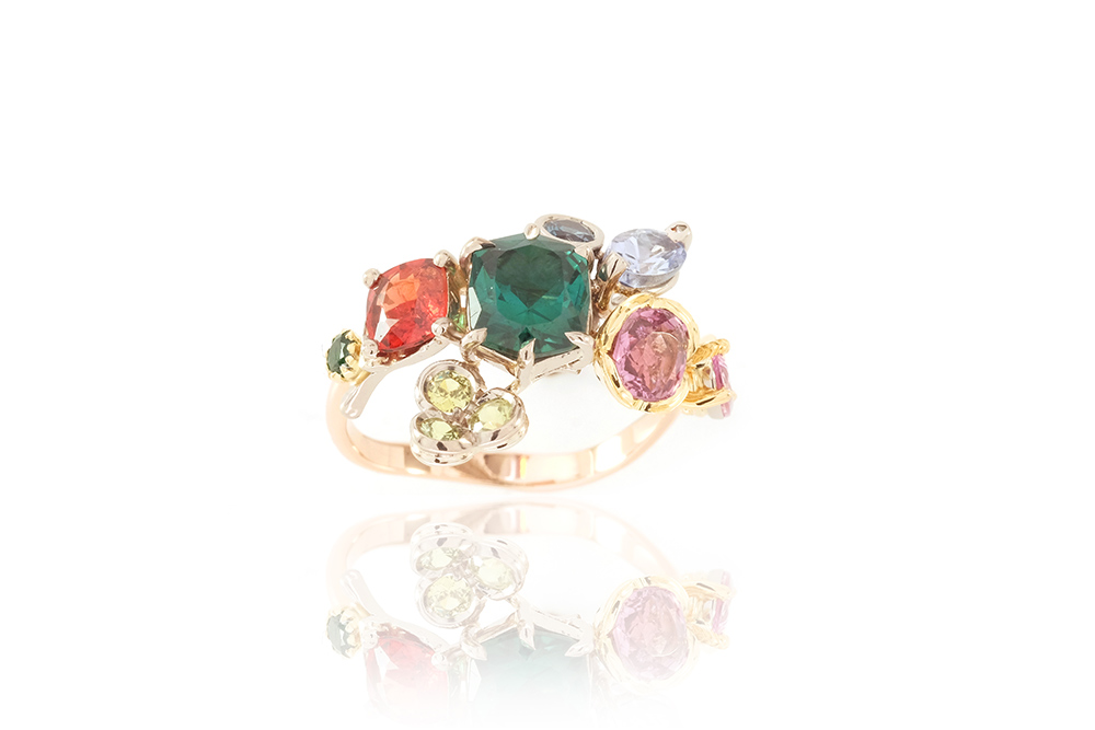 Bague Toi et Moi or et diamants 3