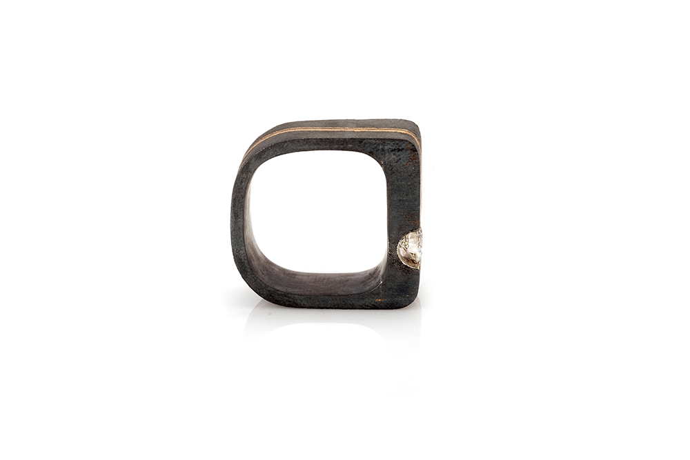 Bague Walk The Line, argent or et diamant 4