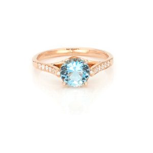 Solitaire Destin Bleu