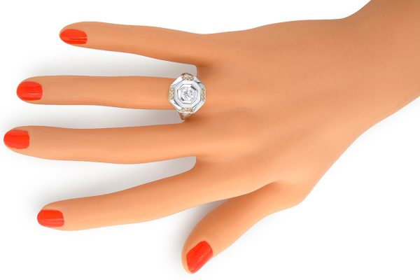or blanc, nacre et diamants 2