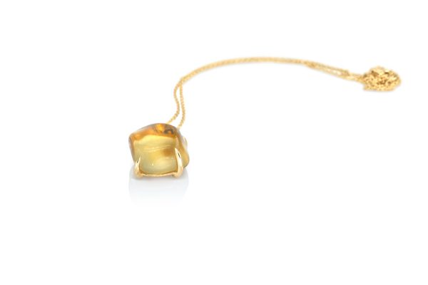 pendentif jelly, Citrine et or 6