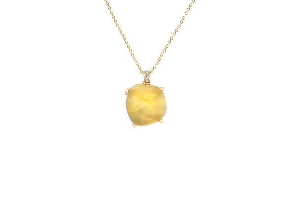 pendentif jelly, Citrine et or 3