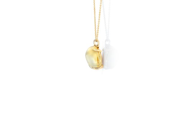 pendentif jelly, Citrine et or 2