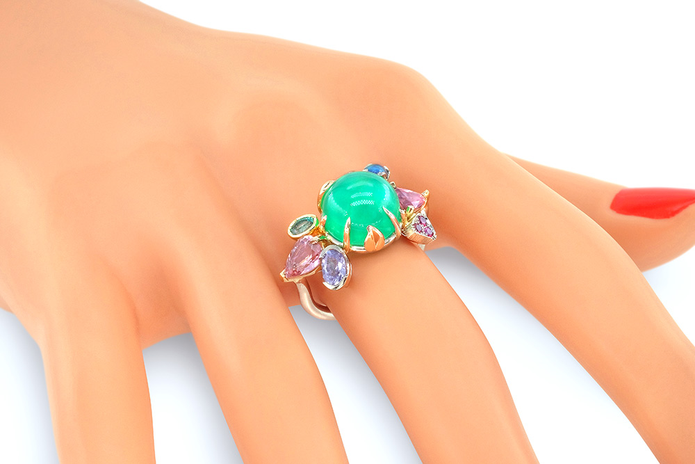 3 ors 18k, pierres précieuses 6