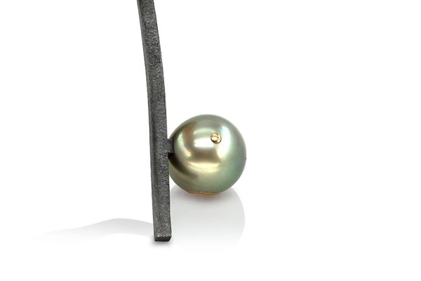 Collier Diwali, argent, or et spinelle 3