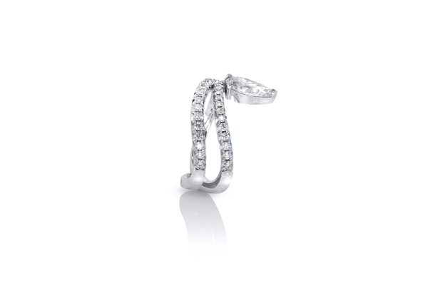 solitaire princesse en or blanc et diamants 6