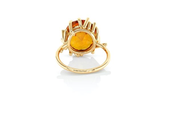 Bague Nest, Or et citrine 4
