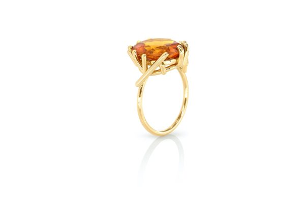 Bague Nest, Or et citrine 3