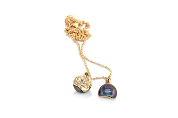 Pendentif Niño or et diamants 4