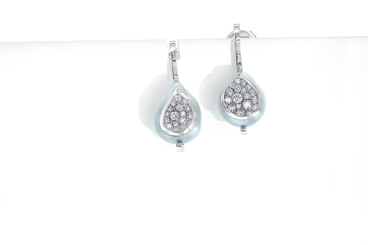 boucles d'oreilles reflet blanc 3