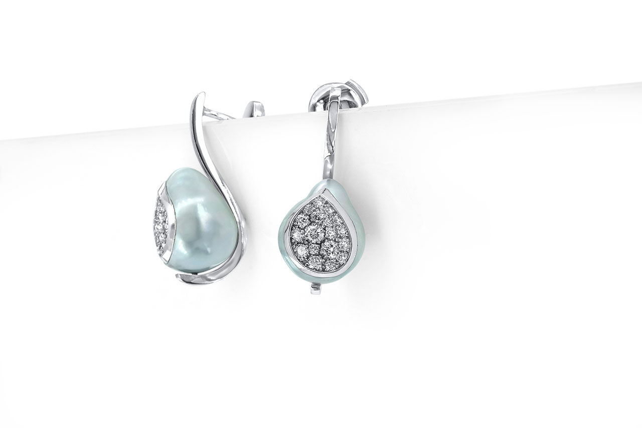 boucles d'oreilles reflet blanc 1